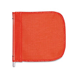 Replacement Warning Whip Flag, 12 in x 11 in, Orange 916-FS9024-O