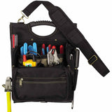 Electrician's Tool Pouches, 21 Compartment, Polyester 201-1509