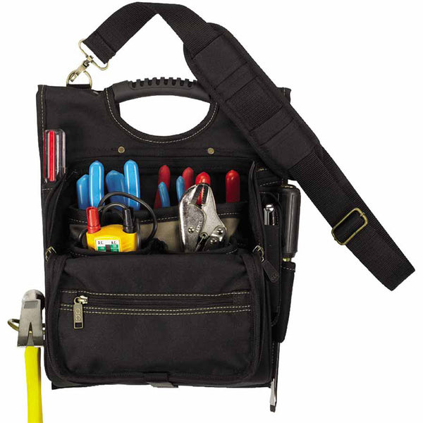 Electrician's Tool Pouches, 21 Compartment, Polyester 201-1509