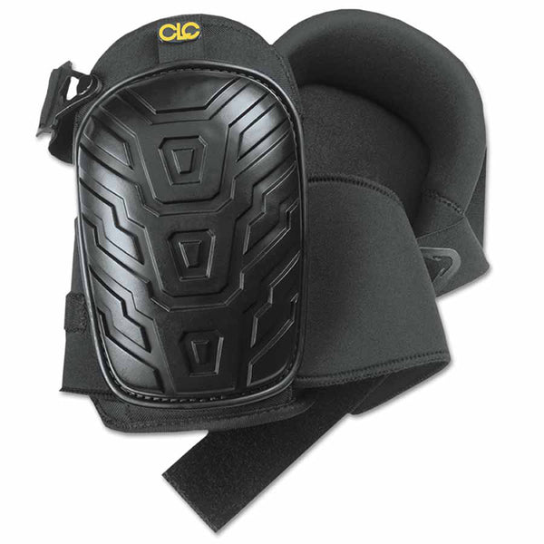 Professional Tread-Pattern Kneepads, Slide Buckle, Black 201-345