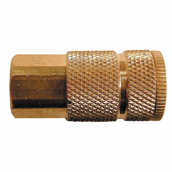 Coilhose Pneumatics Coilflow ARO Interchange Series Coupler, 1/4 in (NPT) F, Brass 166-140