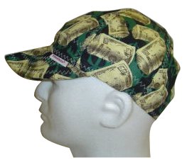 Series 2000 Reversible Cap, Size 7-1/2, Camouflage 118-2000-C-7-1/2