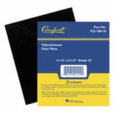 Shaded Filter Lens, Shade 12, 5 1/4 in x 4 1/2 in, Polycarbonate 901-932-108-12