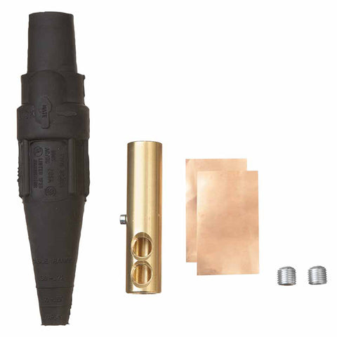 J Series E1016 Plug, Cam-Lok Single Pole, Double Set Screw Female 627-E1016-8375