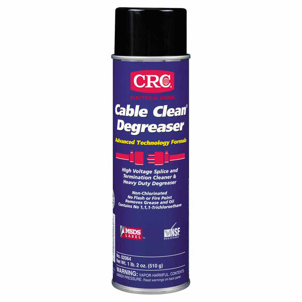 Cable Clean Degreasers, 20 oz Aerosol Can 125-02064