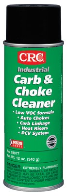 Carb and Choke Cleaner, 16 oz Aerosol Can, Solvent Odor 125-03077