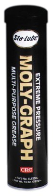 Sta-Lube Extreme Pressure Moly-Graph Multi-Purpose Grease, 14 oz Cartridge, 14 wt oz, NLGI Grade 2 125-SL3330