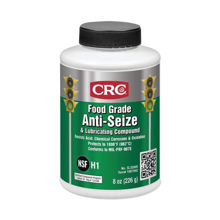 Food Grade Anti-Seize and Lubricating Compound, 8 oz Brush-Top Jar 125-SL35905