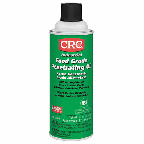 Food Grade Penetrating Oil, 11 oz, Aerosol Can 125-03086