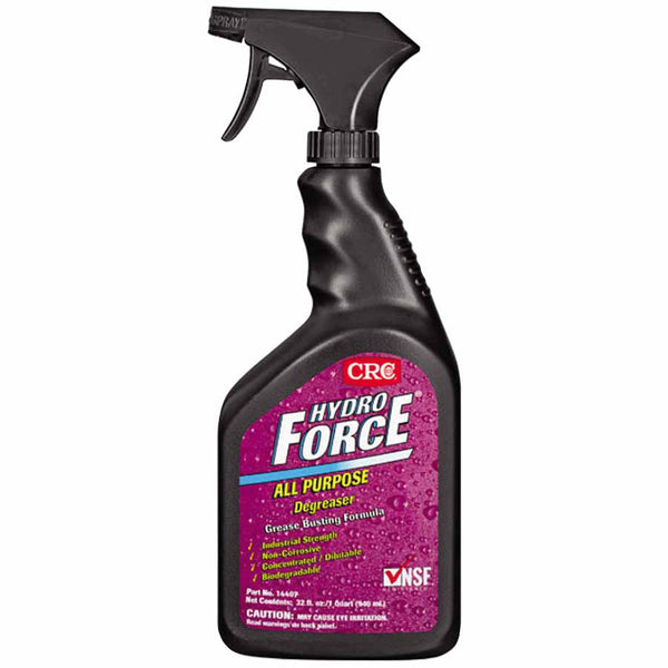 HydroForce All Purpose Degreaser, 32 oz Trigger Spray Bottle, Pleasant Odor 125-14407