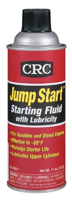 Jump Start Starting Fluid with Lubricity, 16 oz Aerosol Can, 11 wt oz 125-05671