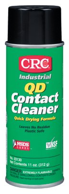 QD Contact Cleaner, 11 oz Aerosol Can, Hydrocarbon-Like Odor, NSF P1 Registered 125-03130