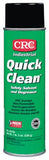 Quick Clean Safety Solvents and Degreasers, 20 oz Aerosol Can, Irritating Odor 125-03180