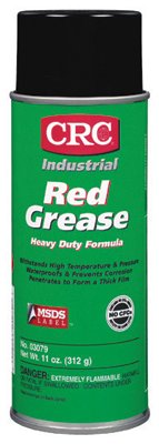 Red Grease Heavy Duty Formula, 16 oz Aerosol Can, 11 wt oz, NLGI Grade 2 125-03079