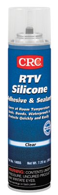 RTV Silicone Adhesive and Sealant, 8 oz Pressurized Tube with Select-A-BEAD Nozzle, 6.5 wt oz, Clear 125-14055