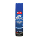 RTV Silicone Adhesive and Sealant, 8 oz Pressurized Tube with Select-A-BEAD Nozzle, 6.5 wt oz, Blue 125-14057