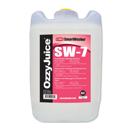 OzzyJuice SW-7 Parts/Brake Cleaning Solution, 5-gal, Jug, Mild Scent 125-14721