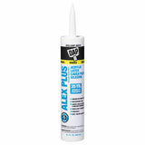 ALEX PLUS Acrylic Latex Caulk Plus Silicone (PC 18101), 10.1 oz Cartrdge, White 802-18152
