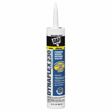 DYNAFLEX 230 Premium Indoor/Outdoor Sealants (PC 18300), 10.1 oz , White 802-18275