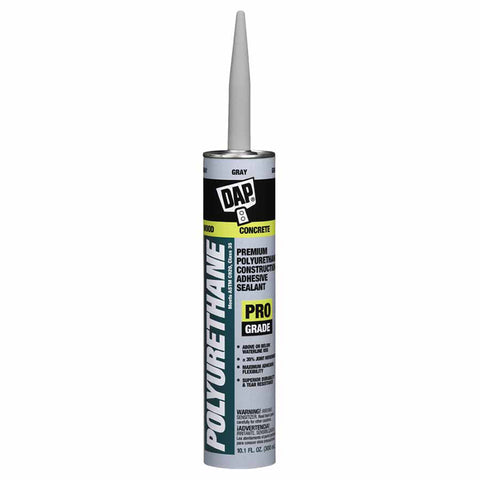 Premium Polyurethane Adhesive Sealants, 10.1 oz , Gray 802-18814