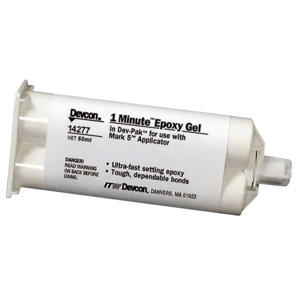1-Minute Gel Epoxy, 50 mL, Dev-Pak, Amber 230-14277