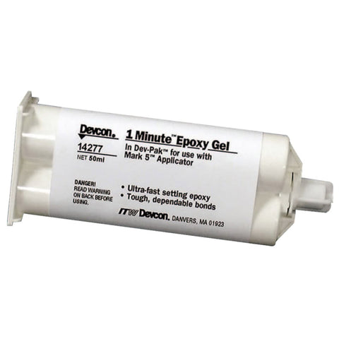 1-Minute Gel Epoxy, 50 mL, Dev-Pak, Amber 230-14277