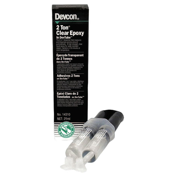 2 Ton Clear Epoxy, 25 mL, Dev-Tube, Clear/White 230-14310