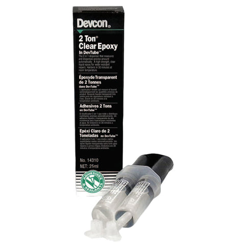 2 Ton Clear Epoxy, 25 mL, Dev-Tube, Clear/White 230-14310