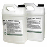 5 Minute Epoxy, 9 lb, Dual Jugs, Colorless to Light Yellow 230-14630