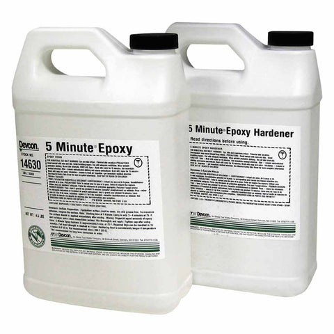 5 Minute Epoxy, 9 lb, Dual Jugs, Colorless to Light Yellow 230-14630