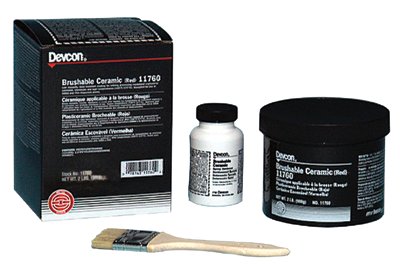 Brushable Ceramic, 2 lb, Can, Red 230-11760