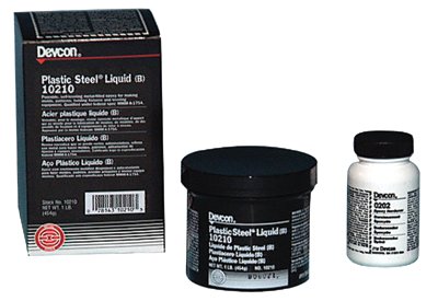 Plastic Steel Liquid (B), 1 lb, Can, Dark Grey 230-10210