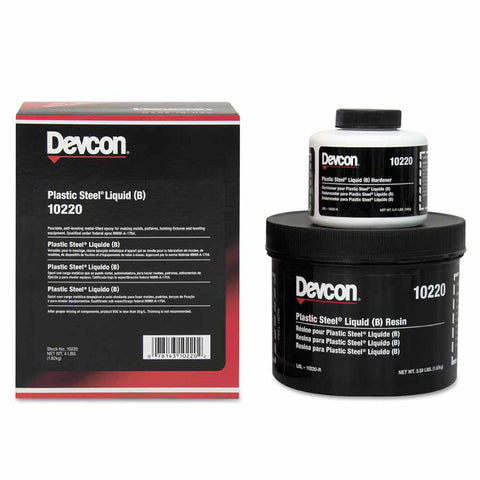 Plastic Steel Liquid (B), 4 lb, Dark Grey 230-10220