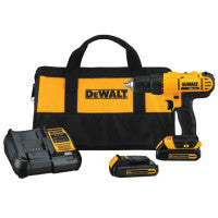 20V MAX* Lithium Ion Compact Drill/Driver Kits, DCD771 1/2 in Drill Driver, 20 V 115-DCD771C2