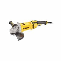 4.9HP Large Angle Grinders, 7 in Dia, 15 A, 8,500 rpm, Lock-On; Trigger 115-DWE4597