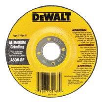 HP T27 Aluminum Grinding Wheel, 4-1/2 in dia, 5/8 in-11 in Arbor, 13,300 RPM 115-DW8405