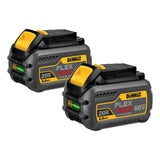 FLEXVOLT 20 V/60 V MAX* Battery, Lithium-Ion, 9 Ah, 2-Pack 115-DCB609-2