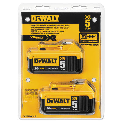 MAX* XR Battery, Lithium-Ion, 5 Ah, 20V, 2-PacK 115-DCB205-2