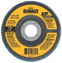 XP Ext Perf Flap Disc, 4-1/2 in, 60 Grit, 5/8 in-11 Arbor, 13,300 RPM, T27 115-DW8255