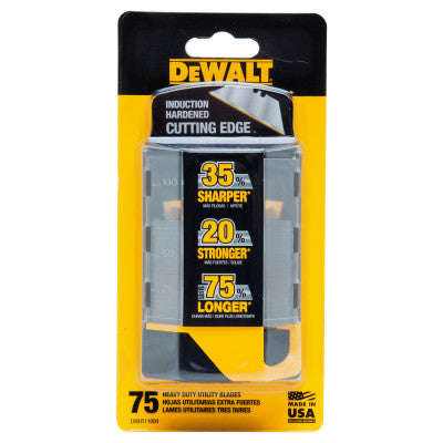 Heavy Duty Utility Blade, 2-1/2 in, Carbon Steel, 75/PK 115-DWHT11004