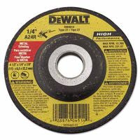 HP T27 Metal Cuttiing Wheel, 4-1/2 in dia, 7/8 in Arbor, 13300 RPM 115-DW8424H