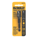 Impact Ready Socket Adaptor, 1/4 in Input Drive, 1/2 in Output Drive 115-DW2547IR