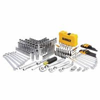 Mechanics Tools Set; 168 pc; 1/4 in; 1/2 in and 3/8 in Drive 115-DWMT73803