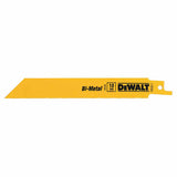 Metal Cutting Reciprocating Saw Blade, 6 in L x 3/4 in W, 18 TPI 115-DW4811
