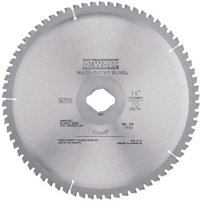 Metal Cutting Saw Blade, 14 in, 1 in Arbor, 1800 RPM, 66 Teeth 115-DWA7747