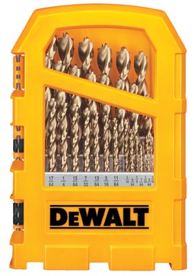 Pilot Point 29-Piece Gold Ferrous Oxide Drill Bit Set, 1/16 in to 1/2 in 115-DW1969