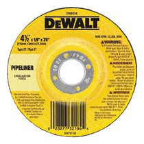 Type 27 HP Metal Grinding Wheel, 4-1/2 in dia, 5/8 in to 11, 13,300 RPM, 24 Grit 115-DW8435