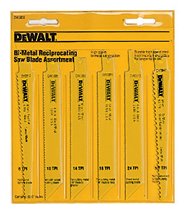 Reciprocating Blade Sets, Wood/Metal, 6 pc 115-DW4856