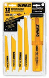 Reciprocating Blade Sets, Wood/Metal, 12 pc with Case 115-DW4892