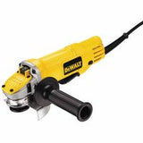 Paddle Switch Small Angle Grinder, 4-1/2 in dia, 9A amps, 12000 RPM 115-DWE4120
